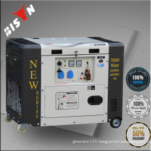 Bison China Zhejiang Super Silent 7KW 9KW Diesel Engine Honda 9000W Diesel Generator Set